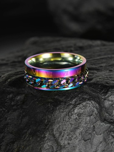 Anello uomo acciaio