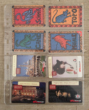 8 Schede Telefoniche Nuove Serie Completa Linee Italia Zodiaco Cinese Telecom It