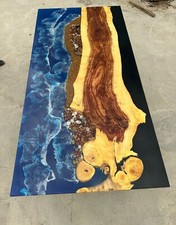 Tavolo epossidico oceano