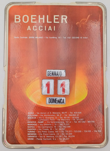 Boehler acciai calendario - boehler,