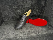 Scarpe Oxford unisex casual Christian Louboutin nere/glitter taglia 6uk/39eu