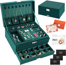 Scatola Portagioie Donna a 3 Livelli,Porta Gioielli Donna,Gioielli Scatola Organ