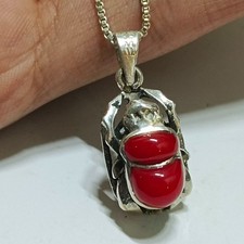 Ciondolo scarabeo in argento