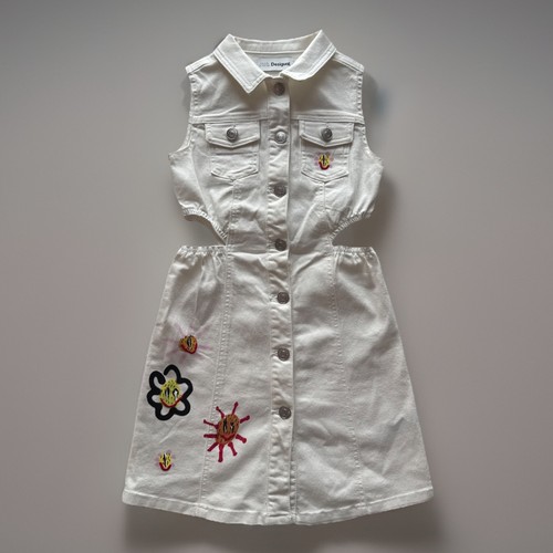 Abito jeans desigual - jeans, bianco