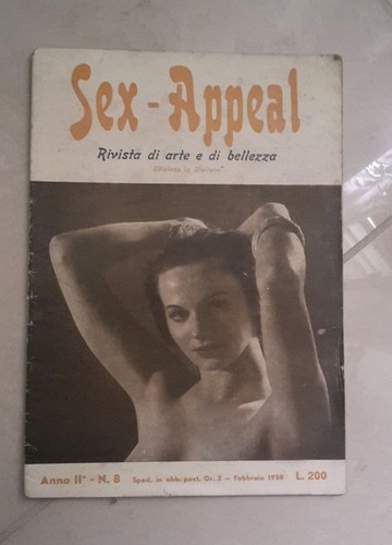 Sex appeal rivista arte - rivista, e