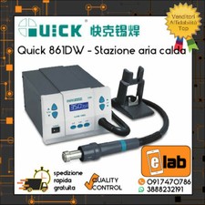 QUICK 861DW STAZIONE ARIA CALDA PROFESSIONALE ESD UGELLI 1KW 120L/M RIPARAZIONE