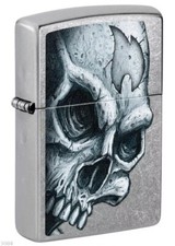 ZIPPO ★ SKULL AND FLAME