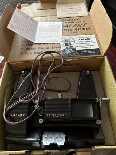Kalart 8mm film movie editor - film,