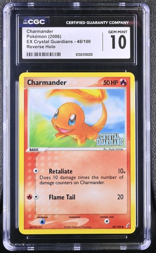 Cgc charmander reverse holo - charmander,