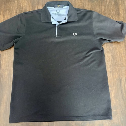 Fred perry black polo - polo, shirt