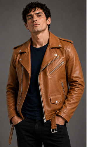 Giacca moto uomo pelle - moto, vera