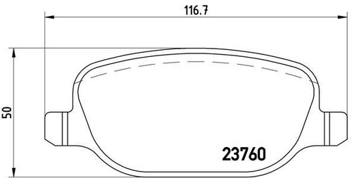 Brembo p23089 kit pastiglie - kit,