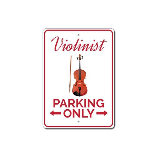 Insegna parcheggio violinista - parcheggio,