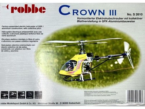Elicottero robbe crown - robbe, iii