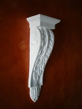 MENSOLA IN GESSO H.50 - L.15,5 - P.11,5 cm.   KB 036 CAPITELLO ARREDO INTERNO