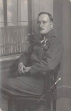 Foto cartolina soldato WW1