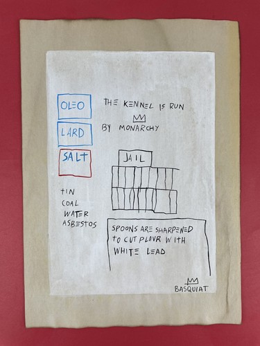 Jean michel basquiat - basquiat, disegno