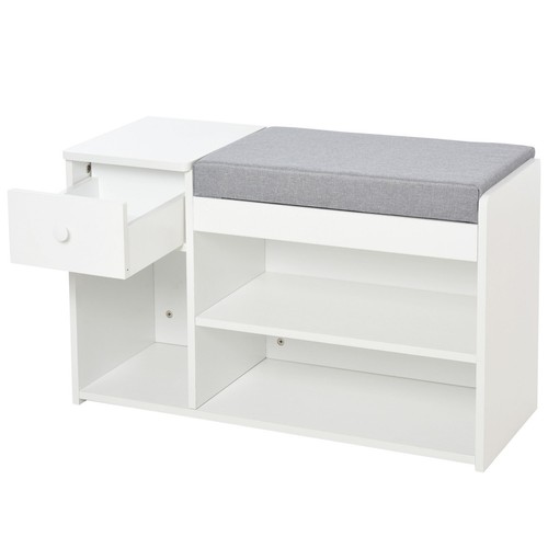 Homcom panca scarpiera - panca,
