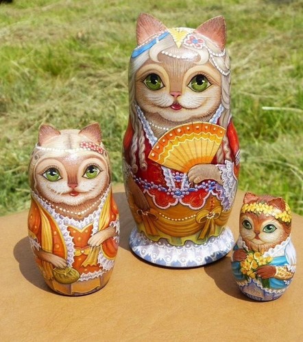 Matrioska regina gatto - matrioska,