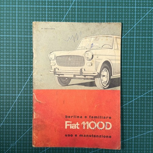 Fiat 1100 libretto - 1100, uso