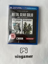 Metal Gear Solid HD Collection + PET BOX  VERY RARE  for PS Vita NEW & Sealed