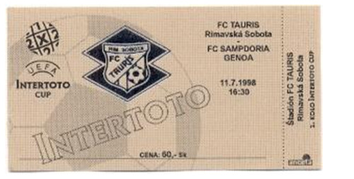 Biglietto tauris slovacchia - tauris,