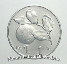 Repubblica Italiana - 1 Lira Arancia dal 1948 al 1950 da BB a FDC 