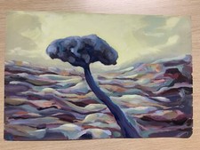 dipinto su cartoncino artista