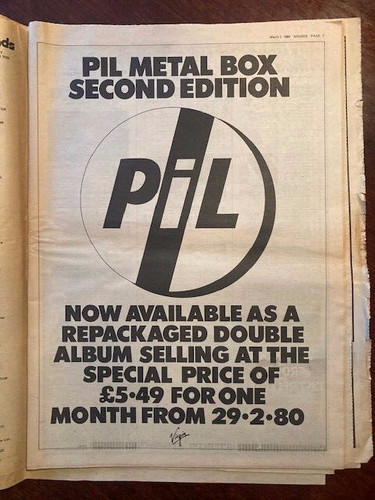 Pil metal box original - box,