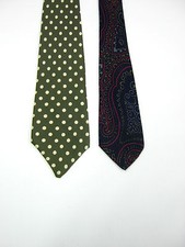 2 X VINTAGE 60 SILK SILK TIES