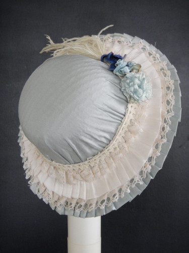 Cappello seta blu - cappello, per