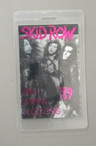 Skid row backstage pass - skid,
