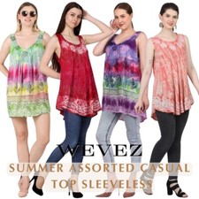 Lotto misto all'ingrosso confezione da 10 pezzi top da donna - top casual / t...