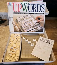 Vintage 1988 Upwords 3D Word