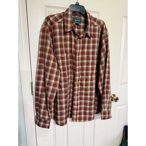Woolrich camicia uomo rosso - camicia, xl