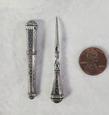 Antico set astuccio porta a