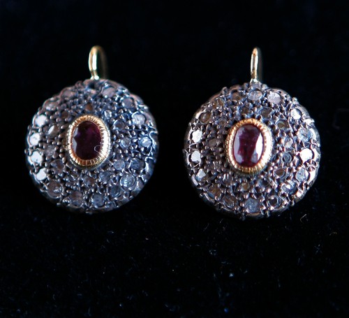 Orecchini oro argento - orecchini,