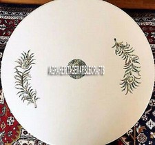 Tavolino Laterale Marmo Bianco