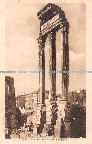 R445707 roma tempio castore - roma, di