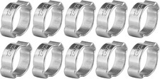 10 Clip per Tubi Da 13-15 Mm