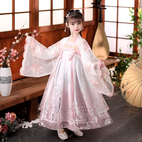 Costume hanfu ricamato - costume, bambina