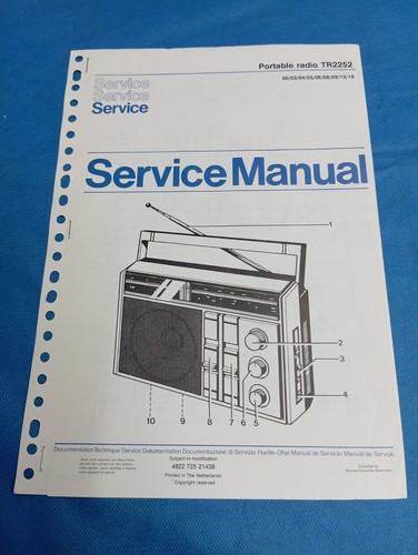 Philips tr2252 portable - tr2252, radio