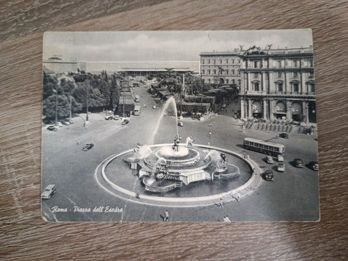 Cartolina roma piazza - cartolina,