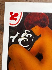 Ancienne lithographie Alain