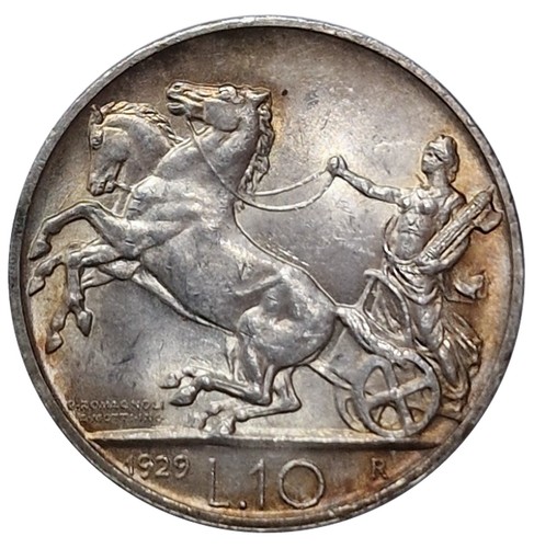 Regno italia 10 lire - d'italia,