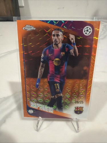 2025 topps chrome raphinha - chrome,