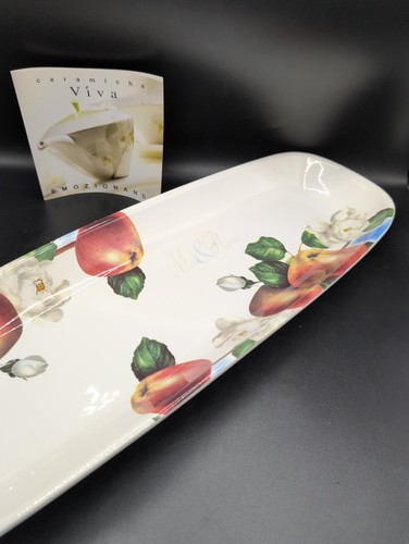 Vassoio ovale ceramica - ceramica, viva