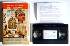 Vhs splendore dei faraoni - vhs,