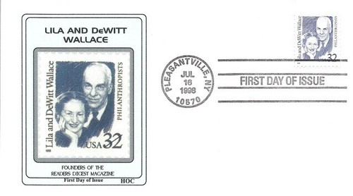2936 32c lila dewitt wallace - 32c,
