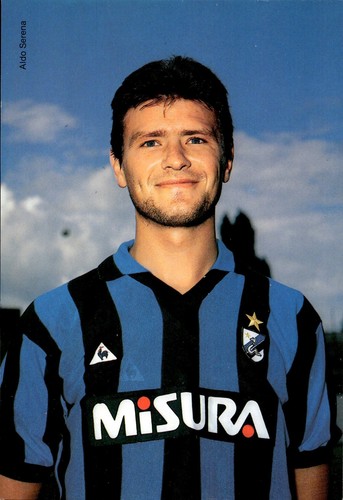 Cartolina calcio aldo serena - cartolina,